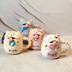 ماگ گربه زبون دراز 😝 (کد 721)