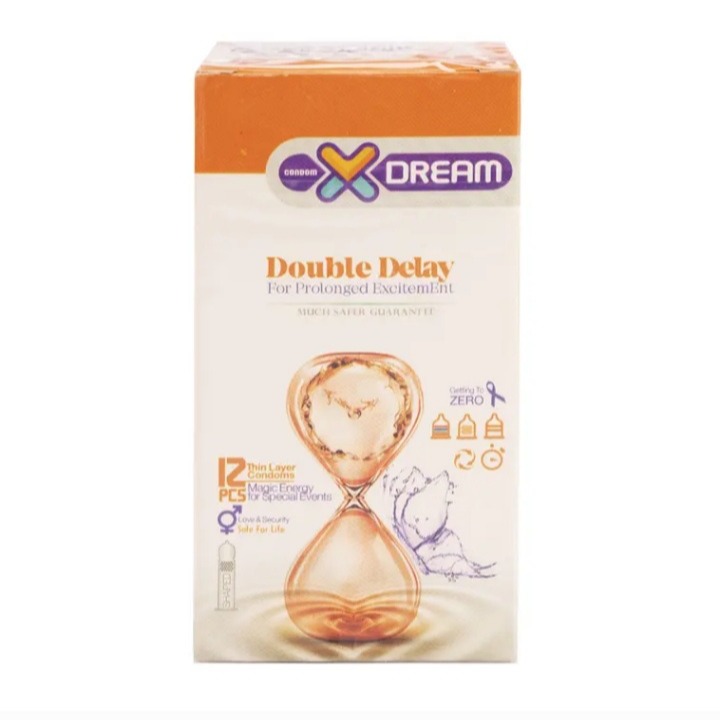 کاندوم تاخیری مضاعف بسته 12 عددی ایکس دریم
