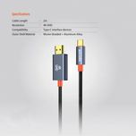 کابل تبدیل HDMI به USB-C پرودو مدل Woven Braided طول 2 متر