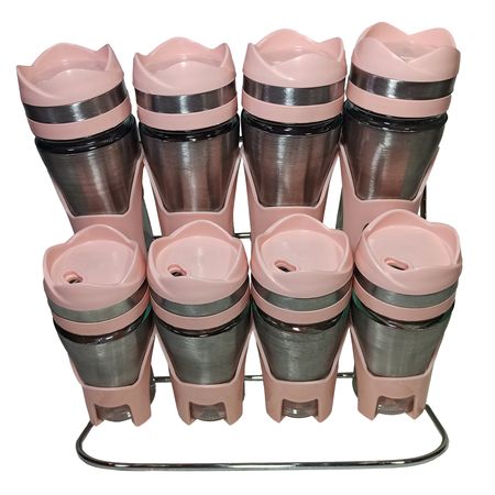 ست جا ادویه 8 پارچه کاپریس مدل فلورا کد WSP8