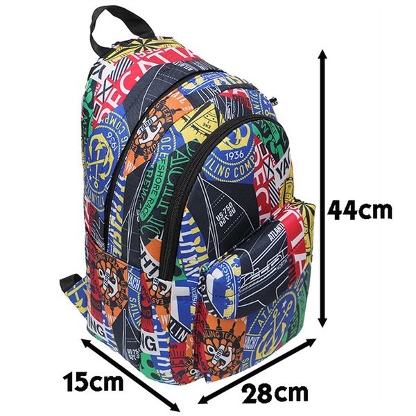 کوله پشتی مدل VZ - 150003 به همراه جامدادی