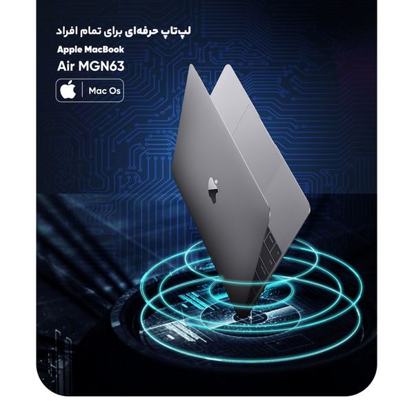 لپ تاپ 13.3 اینچی اپل مدل MacBook Air MGN63 2021 -M1 8GB 256SSD