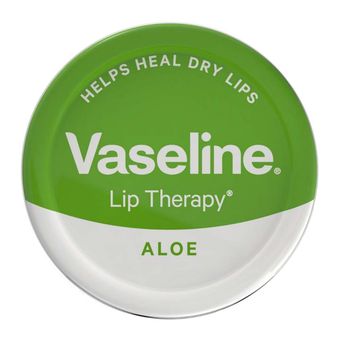 بالم لب آبرسان وازلین مدل Aloe حجم 20 میلی‌لیتر تقویت‌کننده و ترمیم‌کننده لب‌های خشک و حساس
