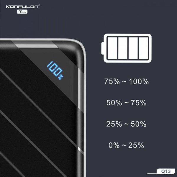 شارژ همراه کانفلون مدل Q13 ظرفیت 20000 میلی آمپر ساعت