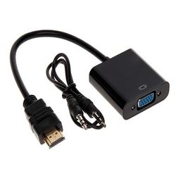 تبدیل HDMI به VGA شارک Shark + کابل صدا