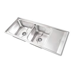 سینک ظرفشویی استیل توکار نگین الماس  مدل SA109