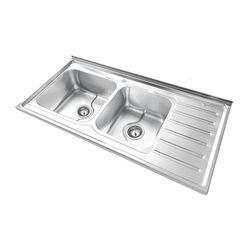 سینک ظرفشویی استیل روکار نگین الماس  مدل SA111