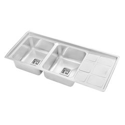 سینک ظرفشویی استیل توکار نگین الماس  مدل SA113