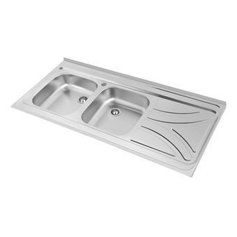 سینک ظرفشویی استیل روکار نگین الماس  مدل SA25