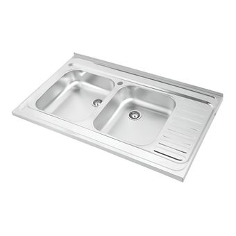 سینک ظرفشویی استیل روکار نگین الماس  مدل SA27