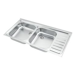 سینک ظرفشویی استیل روکار نگین الماس  مدل SA28