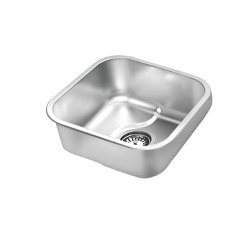 سینک ظرفشویی استیل زیر کورین نگین الماس  مدل SA30