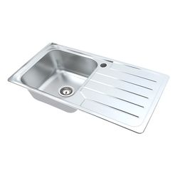 سینک ظرفشویی استیل توکار نگین الماس  مدل SA42