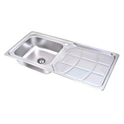 سینک ظرفشویی استیل توکار نگین الماس  مدل SA45