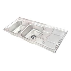 سینک ظرفشویی استیل روکار نگین الماس  مدل SA52