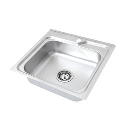 سینک ظرفشویی استیل روکار نگین الماس  مدل SA34