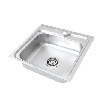 سینک ظرفشویی استیل روکار نگین الماس  مدل SA34