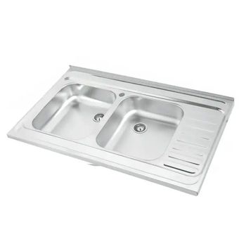 سینک ظرفشویی استیل روکار نگین الماس  مدل SA27