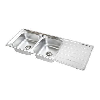 سینک ظرفشویی استیل توکار نگین الماس  مدل SA03