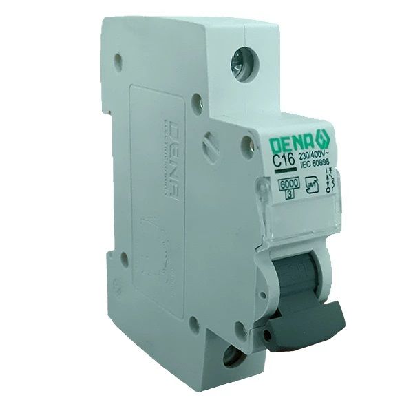 فیوز مینیاتوری تک فاز 16 آمپر دنا الکتریک ایرانیان مدل C16