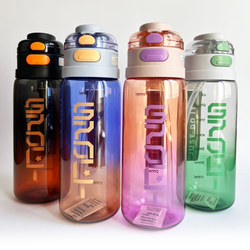 قمقمه ورزشی دو حالته 800 میل ضد نشت، با نی و لبی آسان نوش