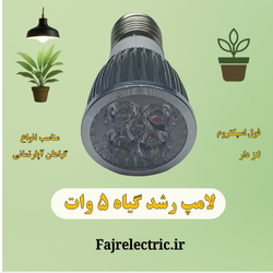 لامپ رشد گیاه 5 وات