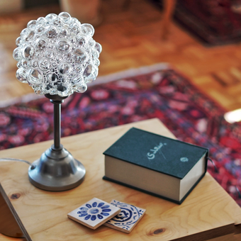 چراغ رومیزی فولادی 05616