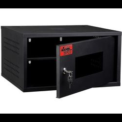 رک مونت 7 یونیت درب شیشه ای ساده با سینی