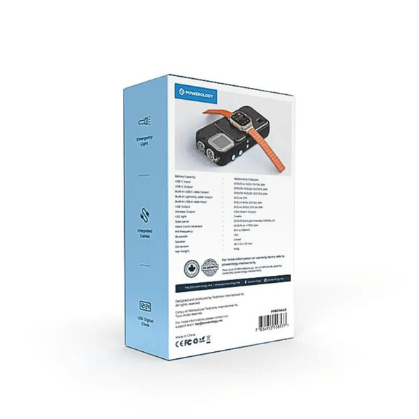 پاوربانک خورشیدی 16000 میلی آمپر پاورولوژی