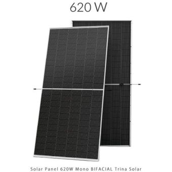 پنل خورشیدی ترینا سولار با توان 620 وات دو طرفه برند Trina Solar
