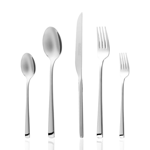 سرویس قاشق، چنگال و کارد استیل 146 پارچه 30 نفره کابان مدل 084