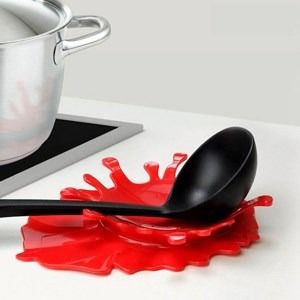 زیر قاشقی کنار گاز سیلیکونی