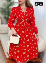 پیراهن حریر طرحدار یلدایی2502