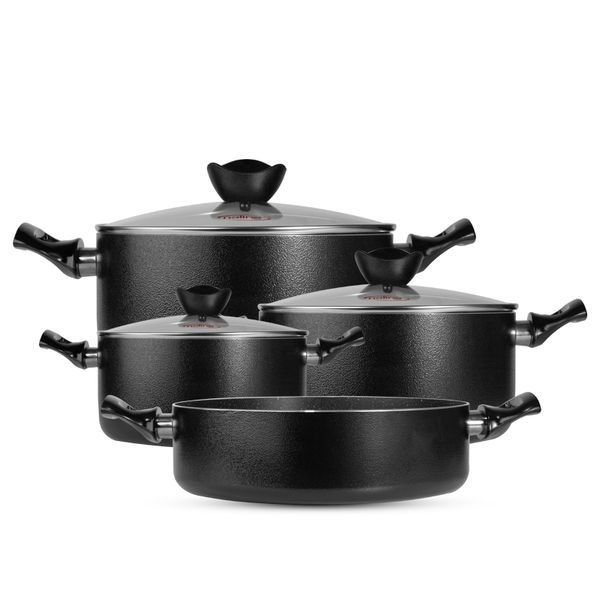 سرویس پخت و پز 7 پارچه نالینو گرانیتی مدل Nasr