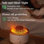 دستگاه بخور سرد طرح آتشفشان در حال فوران