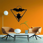 استیکر مدل چوبی طرح قایق کد S57