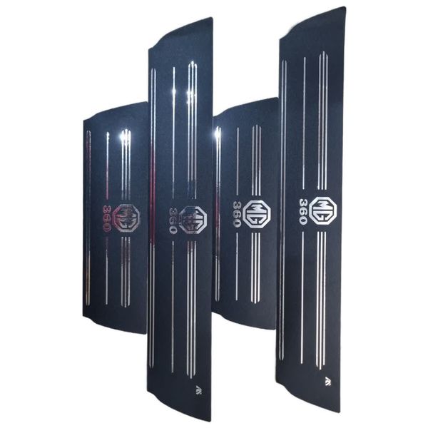 برچسب پارکابی خودرو امیران اسپرت طرح چرم کد 2025077 مناسب برای MG360 مجموعه 4 عددی