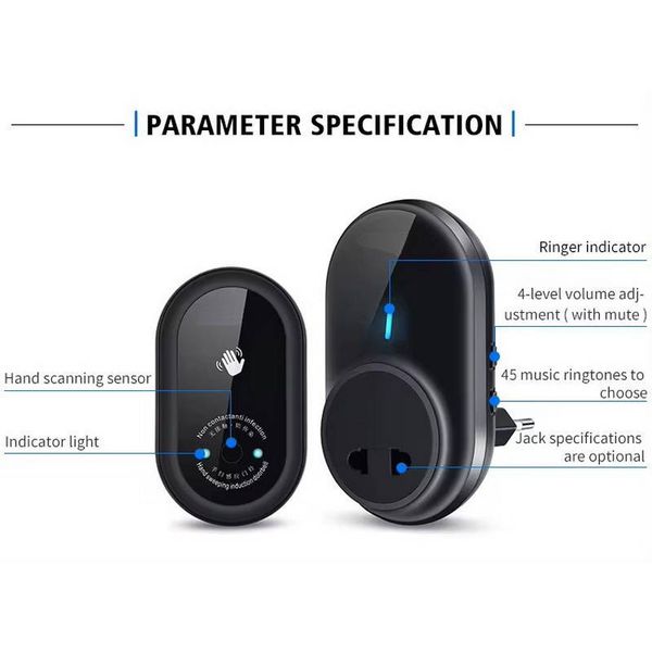 زنگ بی سیم مدل Y1-300-BG