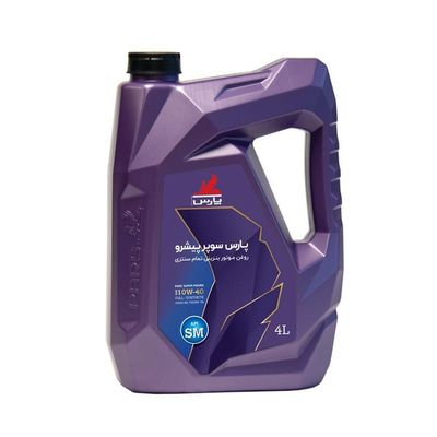 روغن موتور پارس سوپر پیشرو مدل 10W-40 SM حجم 4 لیتر