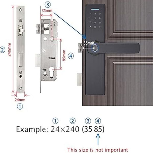 قفل هوشمند اکسل مدل EX-630 مجموعه 2 عددی
