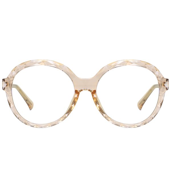 فریم عینک طبی گرد مدل TR3502C91-P03 مناسب برای صورت گرد و بیضی