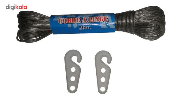 بند رخت مدل استیل روکش دار طول 30 متر