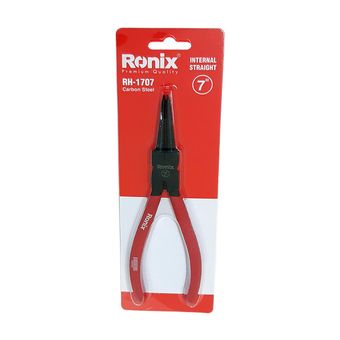 انبر خار جمع کن سر راست رونیکس کد RH-1707 سایز 7 اینچ