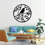 استیکر دیواری طرح پرنده روی شاخه کد 09