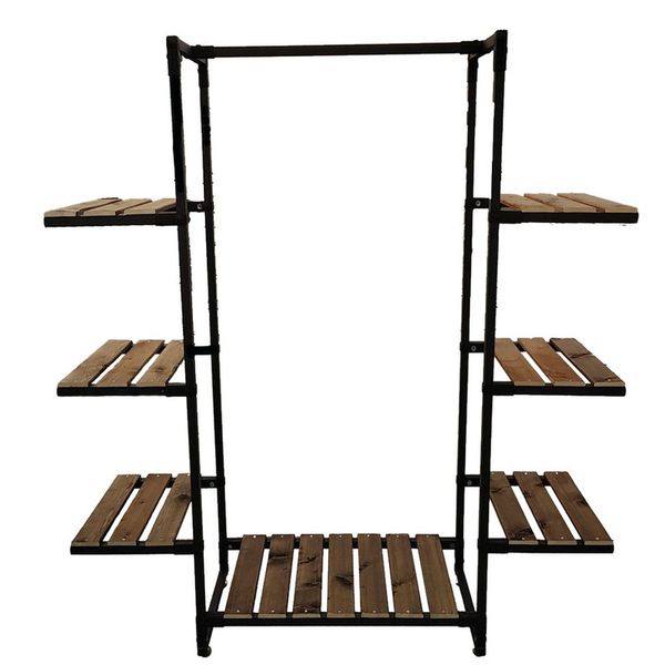 رگال لباس و کمد باز فلز و چوب مدل دالاهو