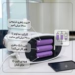 پنکه شارژی تکنودی مدل مه پاش  new 2027 ظرفیت 3600 میلی آمپر ساعت