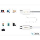 کابل تبدیل تایپ سی به میکرو یو اس بی یوگرین Ugreen US243 USB Type C To Micro USB Cable
