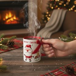 ماگ طرح کریسمس مدل Santa کد 140