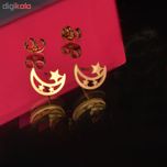 گوشواره زنانه طرح ماه و ستاره کد GO1133*355