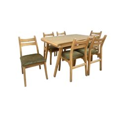 میز و صندلی ناهارخوری 6 نفره گالری چوب آشنایی مدل Khod-Gvz-rad6